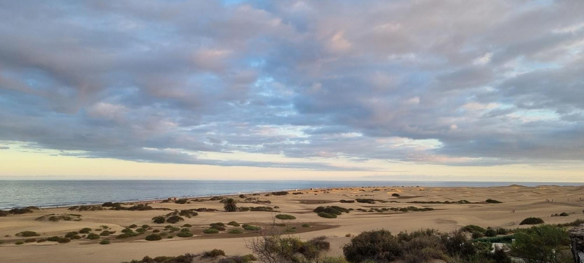 Apartment With Sea View Close To Dunes Of Playa Del Ingles San Bartolomé المظهر الخارجي الصورة
